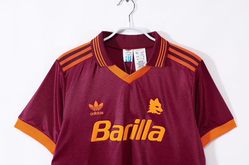 AS Roma 1990-1991 Home Kit